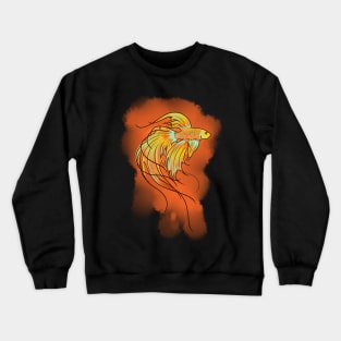 Sassy Gold Fish Crewneck Sweatshirt